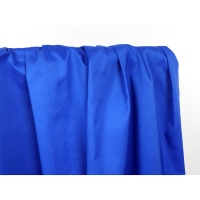 Tissu Popeline Coton / Polyester Paper Touch JOY Bleu Roi
